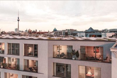 Stadtliebhaber aufgepasst! 3-Zimmer Neubau-Penthouse-Wohnung mit Dachterrasse