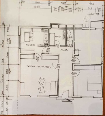 3-Zimmer-Erdgeschosswohnung mit direktem Zugang zum Garten