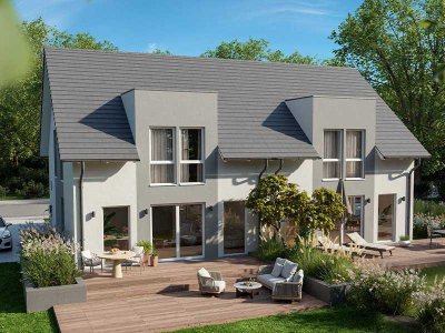 Neubau-Doppelhaushälfte auf vorhandenem Grundstück in schöner Lage Brombach