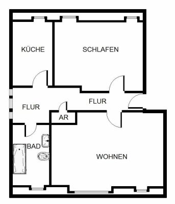 Demnächst frei! 2-Zimmer-Wohnung in Bergkamen