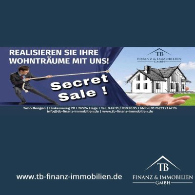 Bunde: Ebenerdiger Bungalow (Mittelhaus) in Traumlage benötigt letzten Feinschliff #102
