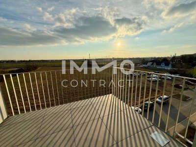 2 Monat Mietzinsfrei: 60m² Dachgeschosswohnung mit Kühlung &amp; Blick über die Felder