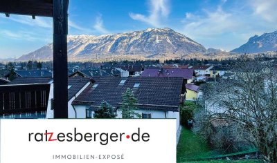 Garten-Wohnung mit Panoramablick