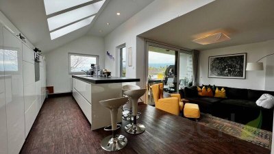 4 Zimmer Maisonette Dachgeschosswohnung mit Loggia und Blick auf den Mondsee