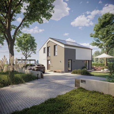 Modernes Design trifft auf Nachhaltigkeit: Ihr individuelles Traumhaus wartet!