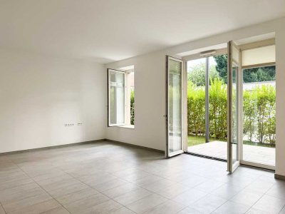 Barrierefreie 2-Zi-Wohnung mit Terrasse und TG-Stellplatz in der historischen Zigarrenfabrik