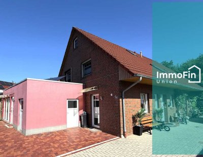 Familienparadies in Schortens-Middelsfähr – Moderne Doppelhaushälfte mit Anbau, Garten & Terrasse