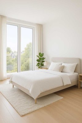 Helle und geräumige Luxus-Wohnung im Dachgeschoss