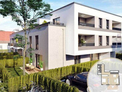 2-Zimmer-Wohnung mit Garten I Neubau I Aufzug I provisionsfrei