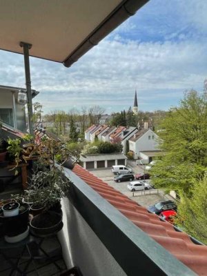 Wohnbau Angermair, großzüge 2,5 Zimmer-Dachgeschoss-Wohnung mit Loggia in Berg am Laim