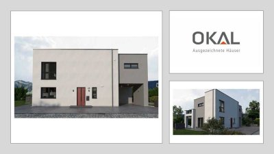 EINFAMILIENHAUS MIT INTEGRIERTEM CARPORT - single family house with integrated carport
