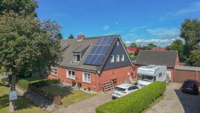 Doppelhaushälfte mit PV-Anlage, großem Garten und vielen Möglichkeiten zur Gestaltung