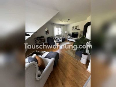 Tauschwohnung: 4,5-Zimmer-Maisonette-Wohnung - Moniberg - Balkon/Holzofen