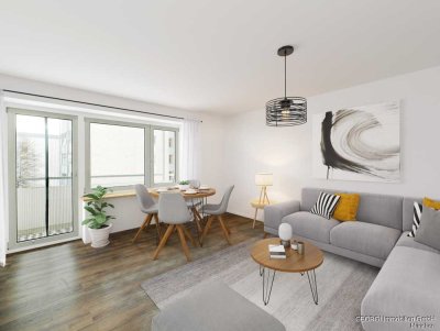 Große 4-Zimmerwohnung mit Alpenblick