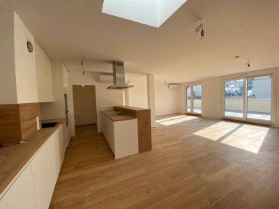 Traumhafte Dachgeschosswohnung mit Weitblick im Zentrum von Wolkersdorf
