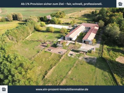 Traumhafter Resthof: 4 Wohneinheiten, Stall bis zu 12 Boxen mit eigenem Reitplatz in Hohenkirchen