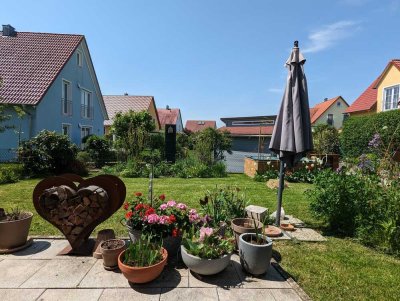 Moderne 2-Zimmer-Wohnung mit Terrasse und Garten in Herrieden – ideal für langfristige Mieter