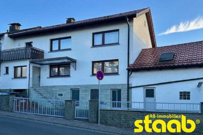 CHARMANTES 1-FAMILIENHAUS MIT 2 GARAGEN UND GARTENGRUNDSTÜCK IN HAIBACH