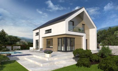Designhaus mit wunderschönem Grundstück