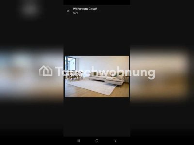 Tauschwohnung: Sehr gepflegte 2-Zimmer-Whg. – Südausrichtung – Loggia, EBK
