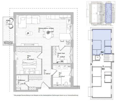 Licht & Raum: 3 Zimmer Wohnung mit Balkon