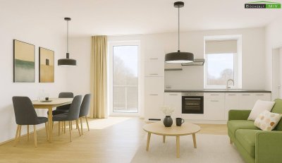 NEUBEZUG &amp; PROVISIONSFREI ++ 3-Zimmer-Wohnung mit möblierter Küche &amp; Balkon in generalsaniertem Gründerzeithaus