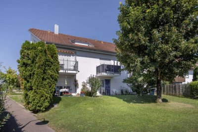 Vermietetes Erdgeschossappartement mit Terrasse und Kfz-Stellplatz in Brochenzell!