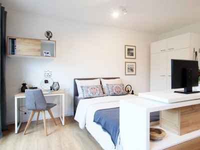 Vollmöblierte Apartments mit Aufzug und Balkon in Dortmund-City!