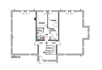 2-Zimmer-Terassenwohnung mit Garten in Rott am Inn