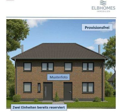 Neubau von 4 Doppelhaushälften im Stadtvilla Stil in KfW-40-Standard