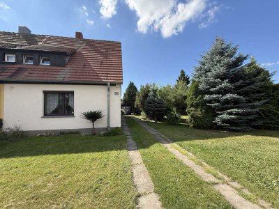 Tolle Doppelhaushälfte mit großem Garten in ruhiger Wohnsiedlung in Dresden