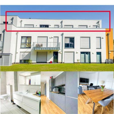 Modernes Penthouse in Bremen-Grambke - barrierefrei, Smart Home, Seeblick - PROVISIONSFREI!