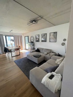 Helle 3-Zimmer-Neubauwohnung mit Balkon, EBK & Stellplatz – 1. OG in Ostrach