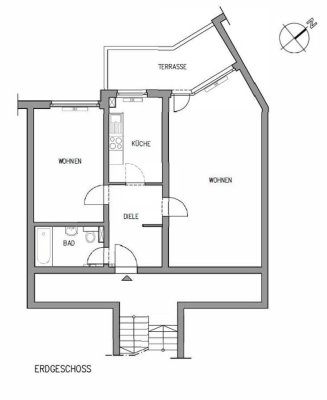 Ruhige Eigentumswohnung mit Blick ins Grüne