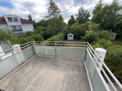 Stilvolle 2-Zimmer-Wohnung mit Balkon und Aussicht in das Naturschutzgebiet