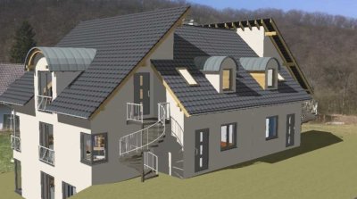 Erstbezug energieeffiziente DG Mietwohnungen (KfW55) im Neubau