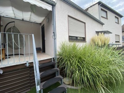 Hanau-Steinheim: Klein, aber fein: Haus mit 67 qm Wfl., 3 Zimmern, Küche, Bad, Terrasse, 265.000,-