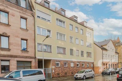 Charmante 3-Zimmer-Dachgeschosswohnung mit großer Garage in Nürnberg-St. Leonhard