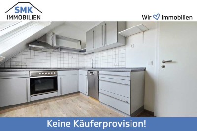 Pfiffige Dachgeschosswohnung mit modernem Bad – sofort frei!