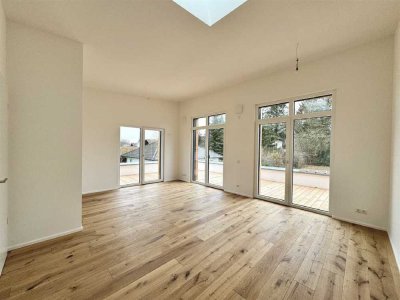 Lichtdurchflutete 3-Zimmer-Neubauwohnung mit großer Dachterrasse in Vilsbiburg!