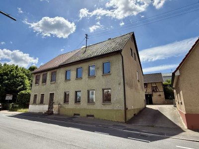 Helle Doppelhaushälfte mit Garten und Scheune in Kirchhausen-Heilbronn!