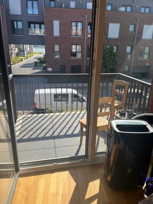 Stilvolle 1-Zimmer-Wohnung mit gehobener Innenausstattung mit Balkon und EBK in Neuruppin