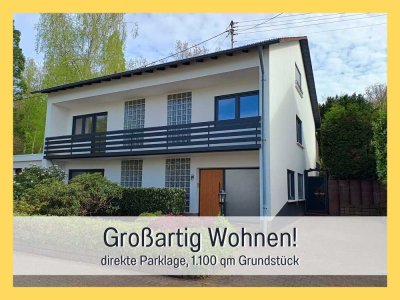 Exklusive Wohnung am Park mit eigenem Garten und Dachterrasse, 194 qm