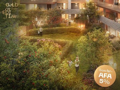 Rückzugsort im Grünen:  3 Zimmer Gartenwohnung mit privater Terrasse