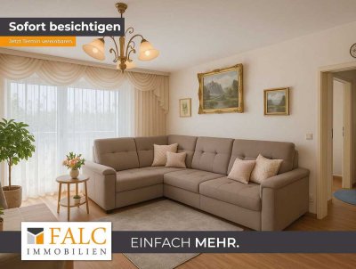 Charmante 2-Zimmer-Wohnung mit Balkon und Doppelgarage - renovierungsbedürftig!