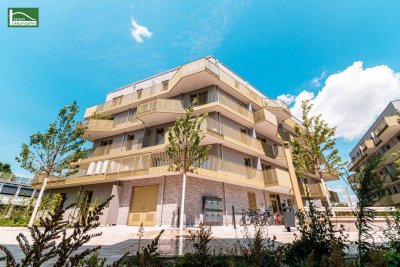 Investoren aufgepasst - Anlegerwhg mit 2.Zimmer, Balkon in begehrter Grün-Ruhelage - Erstbezug mit Geothermie