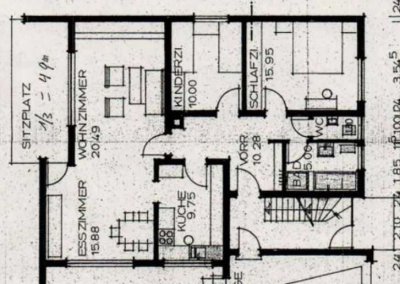 Wunderschöne 3,5 -Zimmer - Wohnung in 71139 Ehningen - Modernisiert, mit Terrasse & Einbauküche!