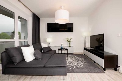 Charmante 3-Zimmer-Wohnung mit Balkon und Naturblick, in der 1. Etage (Möbel zeigen Musterwohnung)