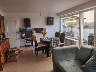 Helle Dachgeschoßwohnung mit tollem Ausblick