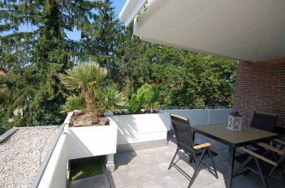 Ein Juwel  -  Luxus-Penthouse in Nymphenburg-Gern mit zusätzlichem Fitnessraum/Büro